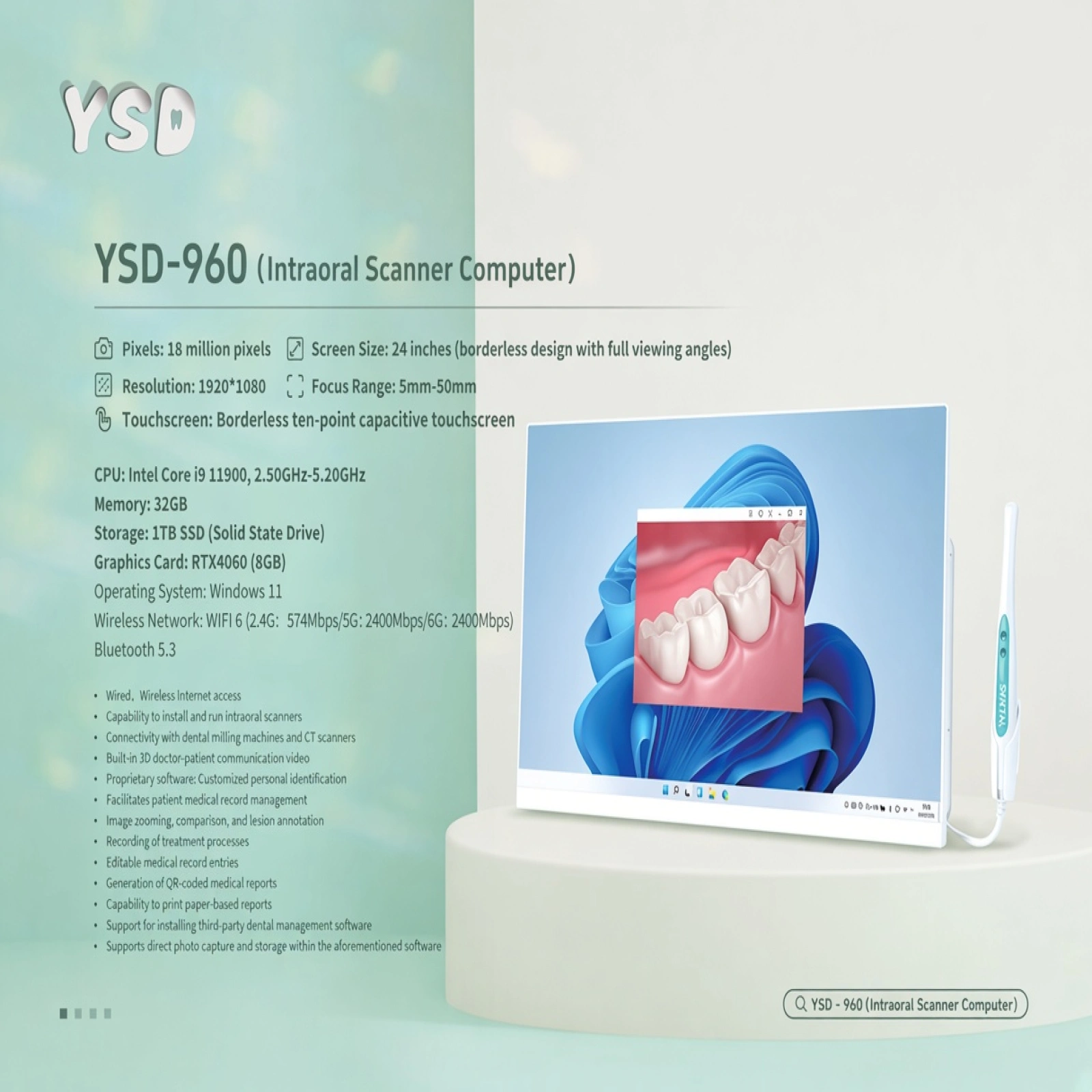 Intraoral Scanner Computer (All In One PC)